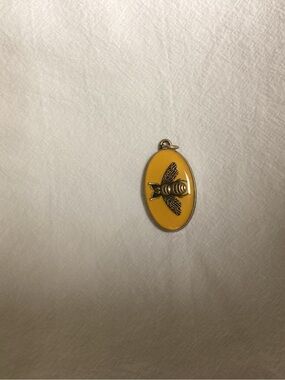 Gucci Yellow Enamel Bee Pendant Charm